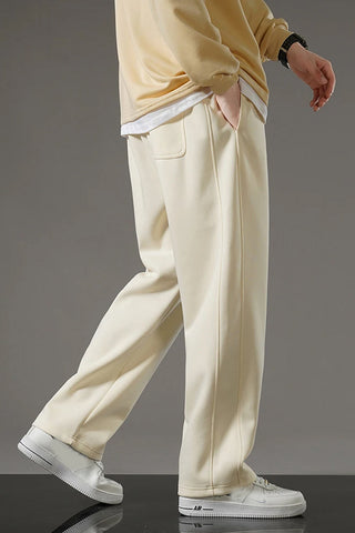 Loose Drawstring Elastic Waist Sweatpants