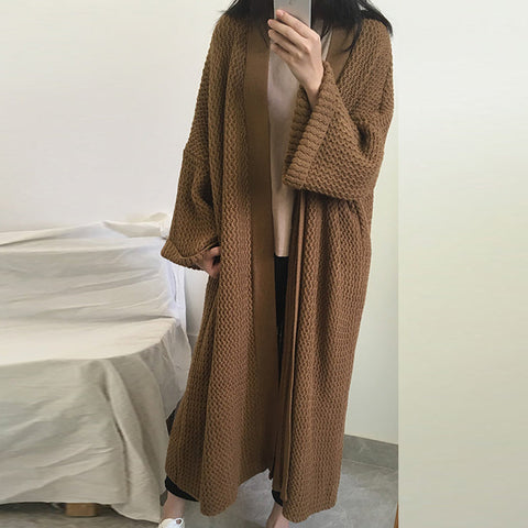 Loose Soft Warm Knitted Oversized Cardigan Sweater