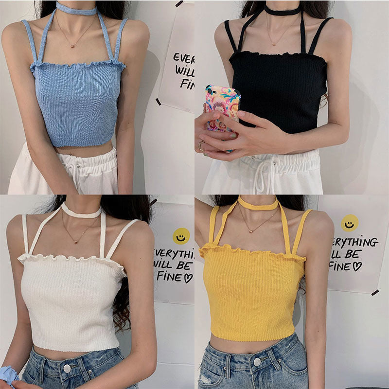 Süße String Sexy Camisole Crop Tops 