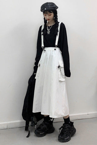 Strap Adjustable Long Skirts