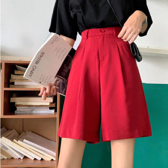 Basic Elegant Style Shorts Pants