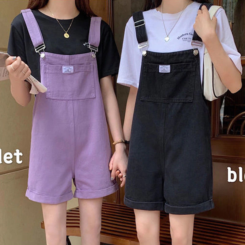 Wide Leg Summer Denim Jumpsuit