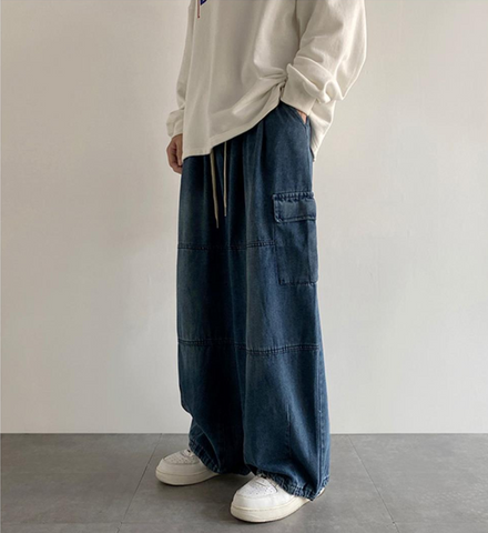Vintage Baggy Cargo Jeans