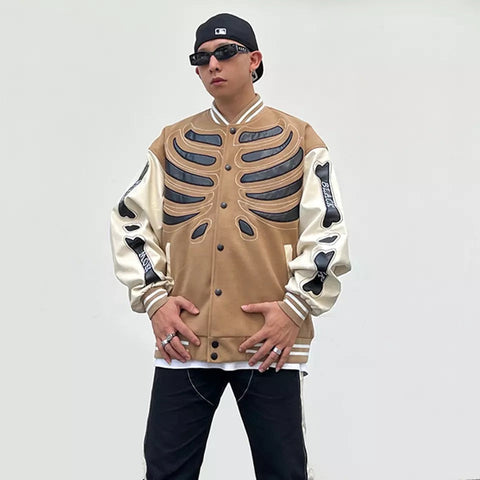 Skeleton Varsity Jacket