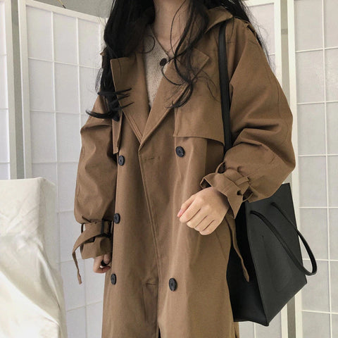 Long Casual Trench Loose Coat