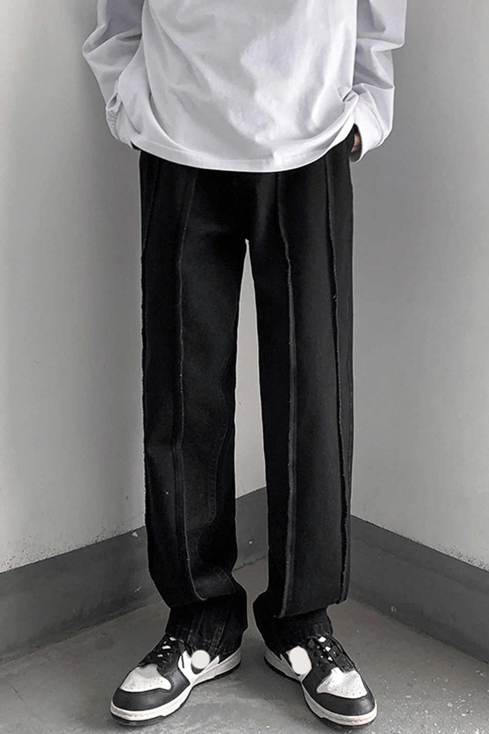 Loose Hip Hop Striped Men Jeans Pants