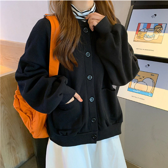 O-Neck Thicker Zip-UP Leisure Streetwear Sweater