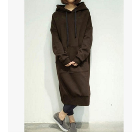 Casual Loose Long Hoodie