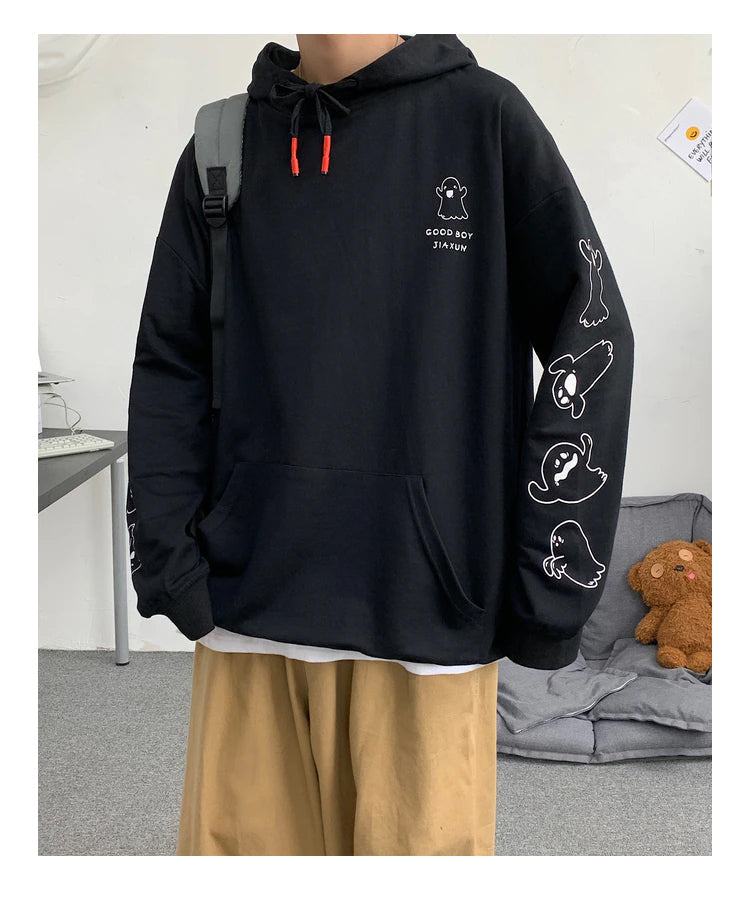 Niedlicher Hoodie mit Geisterärmeln 