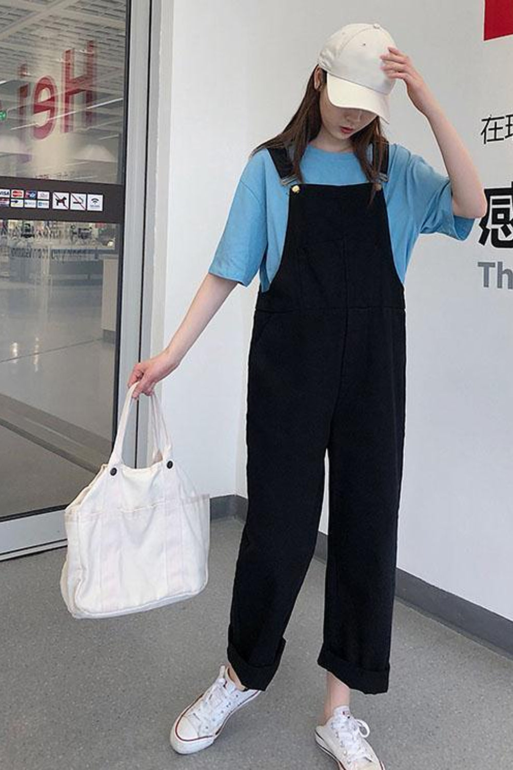 Loose Slim Ankle Length Jumpsuit