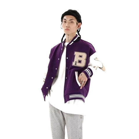 Skeleton Sleeve Varsity Jacket