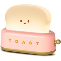 Lámpara de noche LED Kawaii con forma de pan tostado (edición limitada) 