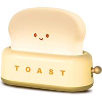 Lámpara de noche LED Kawaii con forma de pan tostado (edición limitada) 