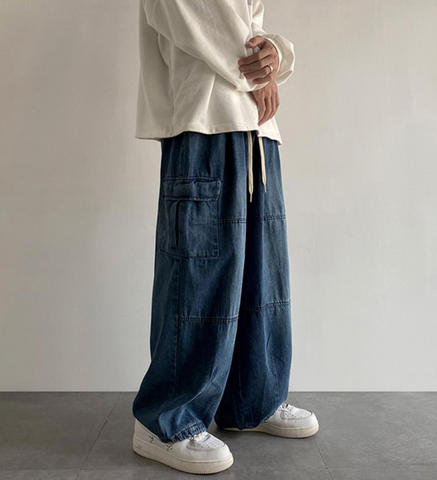 Vintage Baggy Cargo Jeans