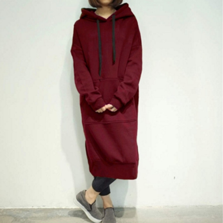 Casual Loose Long Hoodie