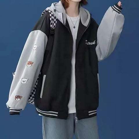 Y2k Kawaii Baseballjacke