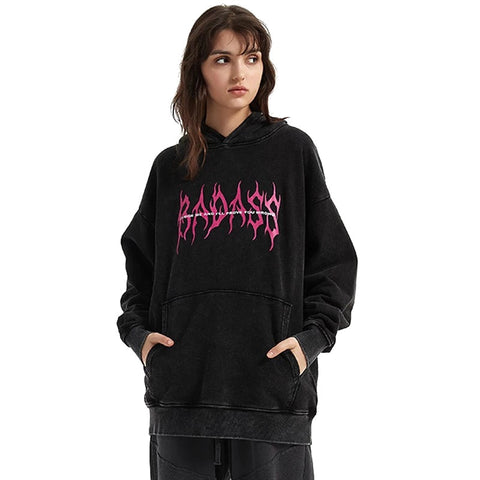 Sudadera con capucha “BADASS” 