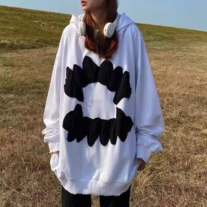 Teeth Embroidered Hoodie