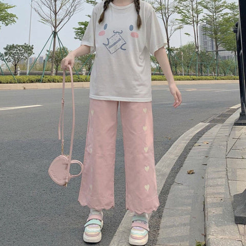 Pantalones estilo japonés Harajuku Kawaii 