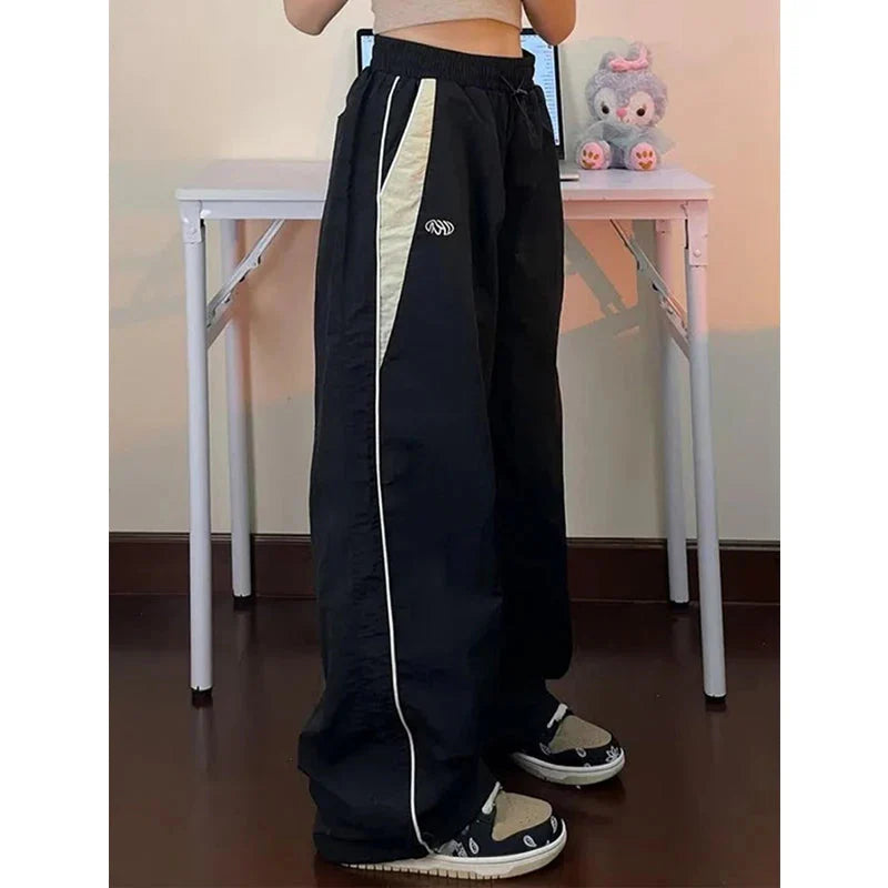 Baggy Harajuku Cargo Pants Streetwear Hip Hop Wide Leg Pant Parachute Sweatpants Techwear Joggers Oversized Y2K Trousers