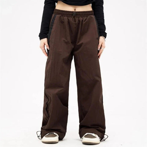 Baggy Harajuku Cargo Pants Streetwear Hip Hop Wide Leg Pant Parachute Sweatpants Techwear Joggers Oversized Y2K Trousers