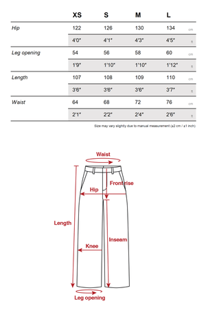 Wide-Leg Bleach Denim Pants with Pleat Details