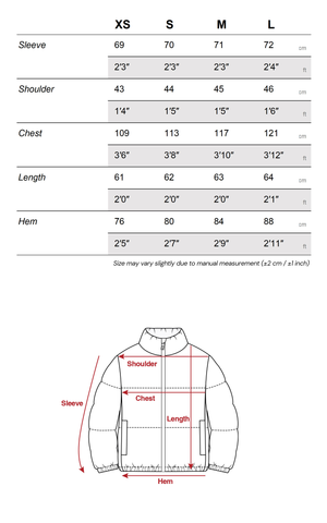 Cropped Fur Collar Down Jacket