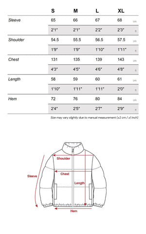 Faux Fur Collar Cropped Down Jacket