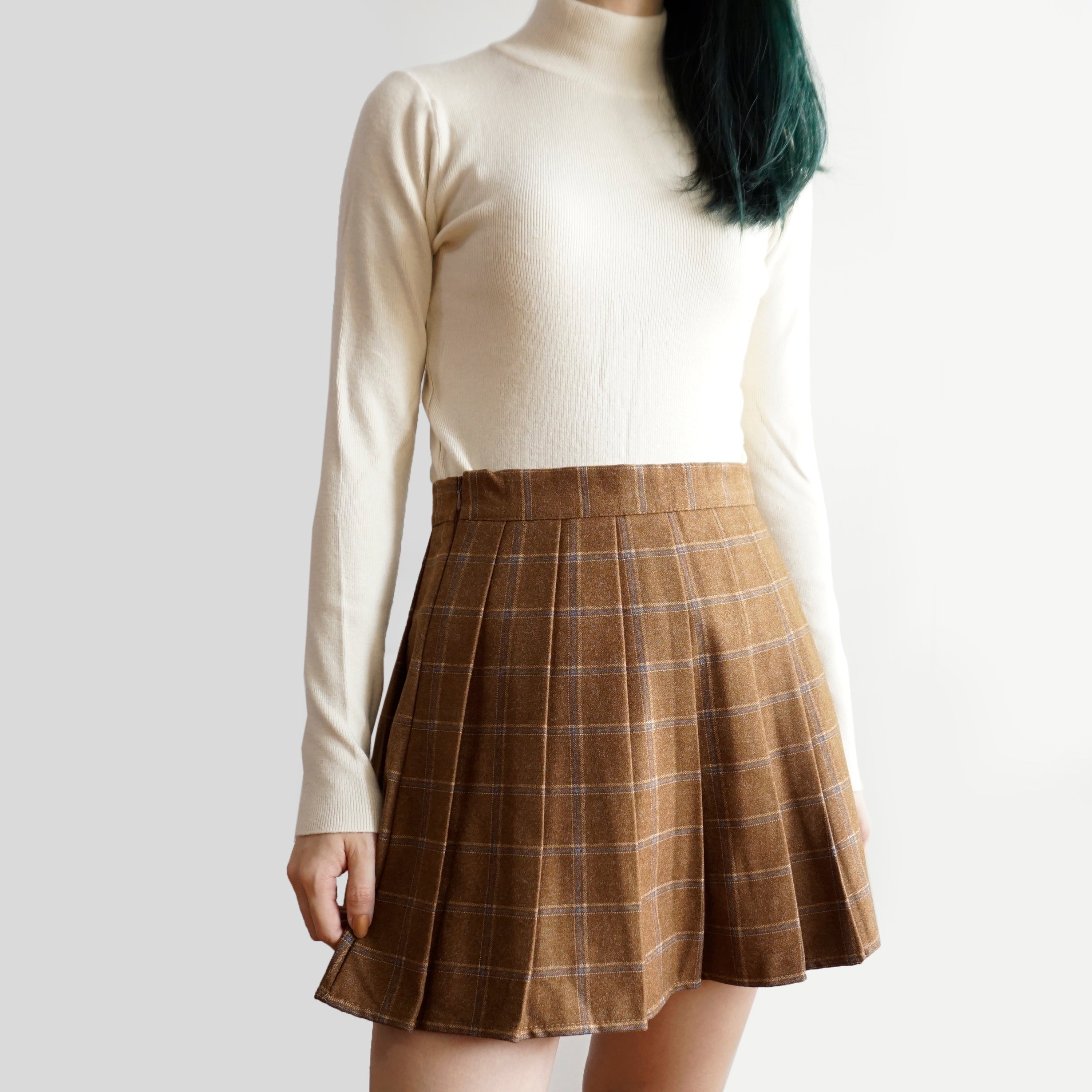 Autumn Plaid Tennis Skirt