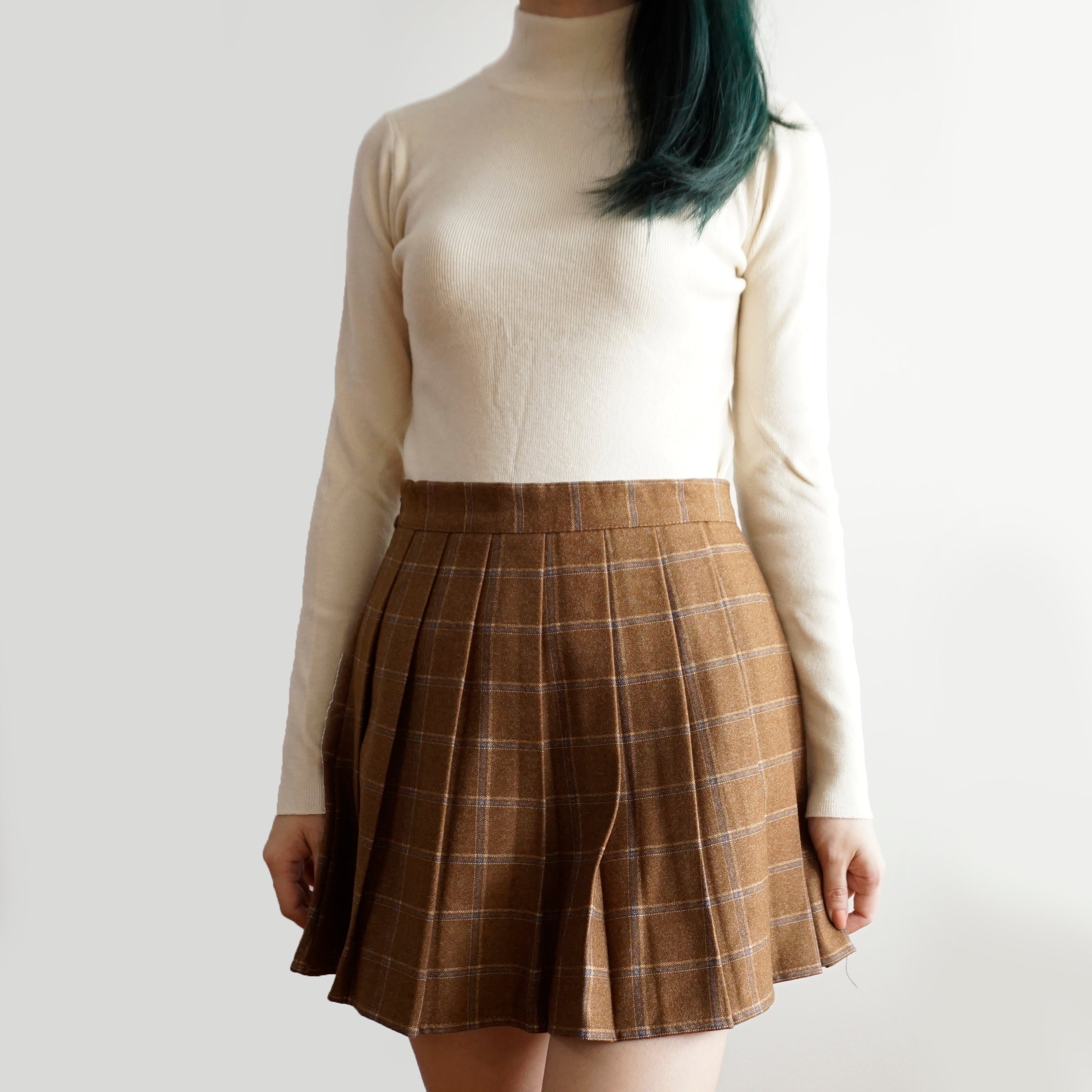 Autumn Plaid Tennis Skirt