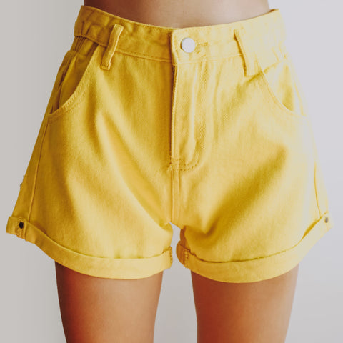 Juicy Denim Cuffed Shorts