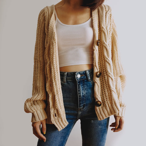 Cable Knit Cardigan