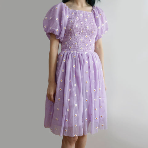 Puff Sleeve Daisy Dress