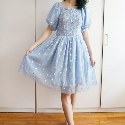Puff Sleeve Daisy Dress
