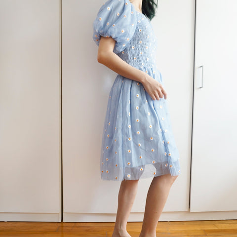 Puff Sleeve Daisy Dress