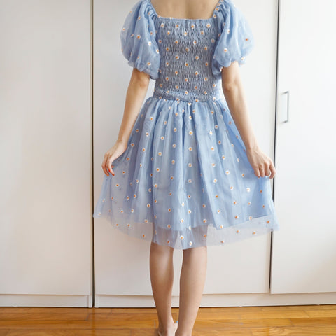 Puff Sleeve Daisy Dress