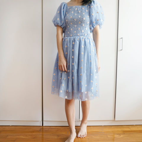 Puff Sleeve Daisy Dress