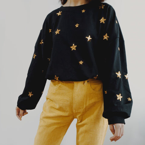 Starry Sequin Sweater