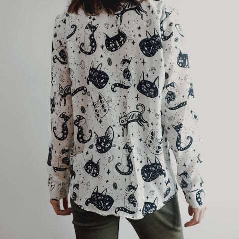 Camisa de gatito místico