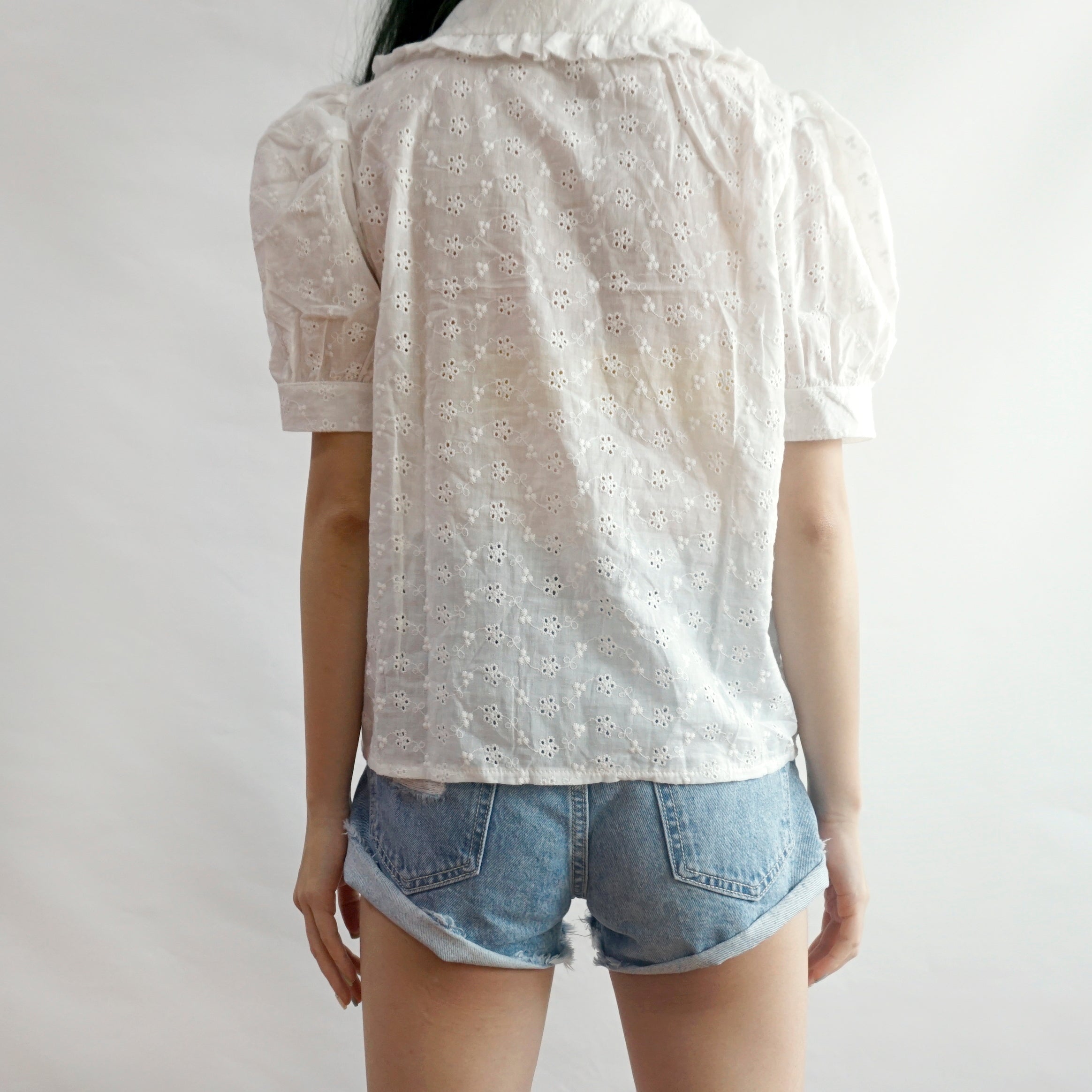 Camisa con botones y ojales de Peter Pan