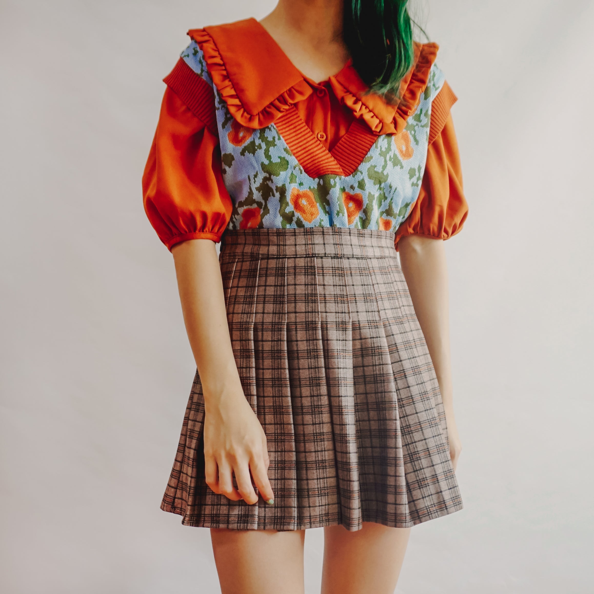 Rustic Floral Vest