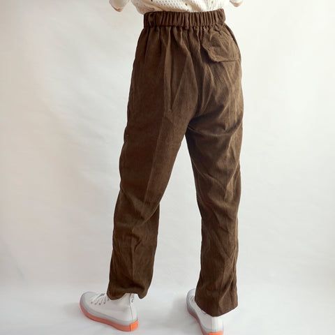 Pleated Corduroy Pants