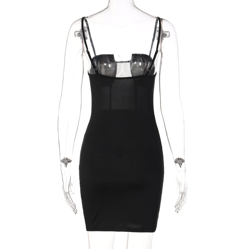 Voguable  Solid Slip Sleeveless Backless Patchwork Pleated Midi Dress Evening Party Slim Elegant Y2K Clothing