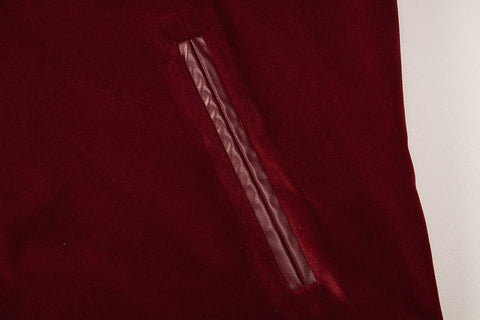 Voguable Pu Leather Letter Print Zipper Long Sleeve Loose Patchwork Jacket Winter Streetwear Outfits Y2K