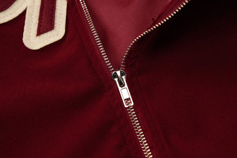 Voguable Pu Leather Letter Print Zipper Long Sleeve Loose Patchwork Jacket Winter Streetwear Outfits Y2K