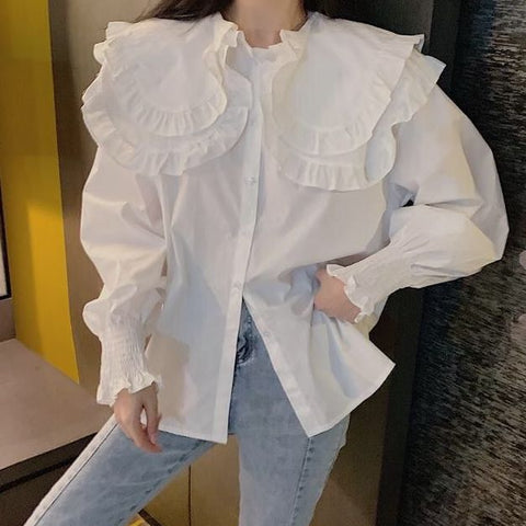 Double Collar Button Up Shirt