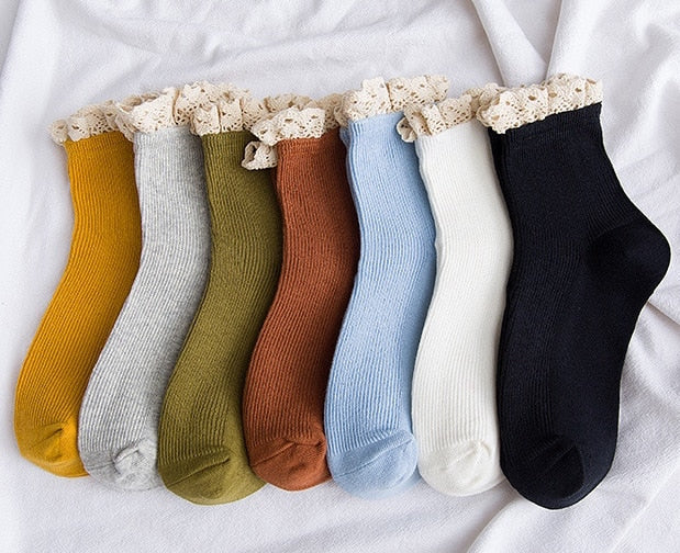 Frilly Lace Socks