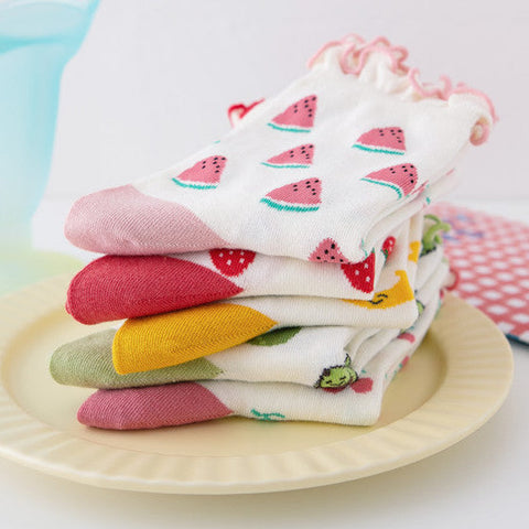 Frilly Fruit Socks