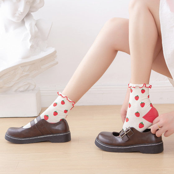 Frilly Fruit Socks