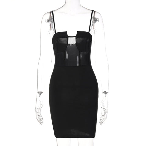 Voguable  Solid Slip Sleeveless Backless Patchwork Pleated Midi Dress Evening Party Slim Elegant Y2K Clothing